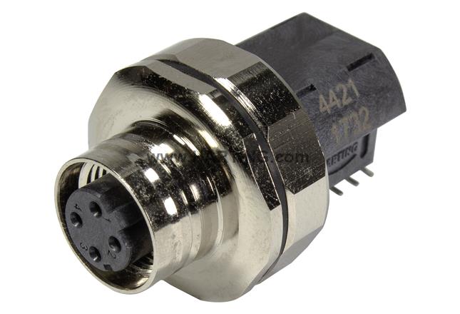 M12 MAGNET D-CODED ANG POE FAST ETHERNET