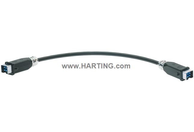 FO CABLE ASSY-100M-2xHAN3A-2xLC DUPL SM