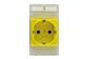 Plug socket module Germany yellow (VDE)