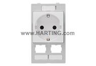 Han-Port Combi insert D/2 HIFF module