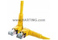 VB RJ45 UaD -VB RJ45 LaR Cat.6A PUR 0.3m
