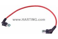 VB RJ45 LaR -VB RJ45 LaR FRNC red 25m