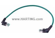 VB RJ45 LaR -VB RJ45 LaR FRNC green 4.5m