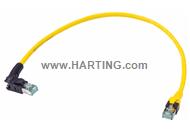 VB RJ45 LaR -DB RJ45 FRNC yellow 1.5m