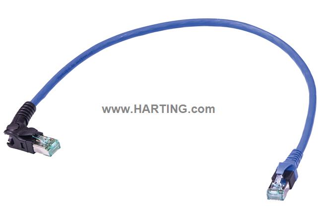 VB RJ45 LaR -DB RJ45 FRNC blue 0.9m