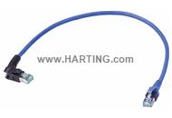 VB RJ45 LaR -DB RJ45 FRNC blue 0.9m