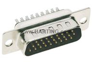 D SUB HD MA 26P SOLDER CUP PL3