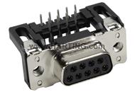 DSUB SV FE SSDP ANG73-254 09P PL2 NUT 4-