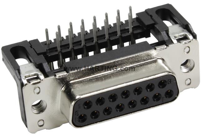 D-SUB ANG EUR FE STAMPED