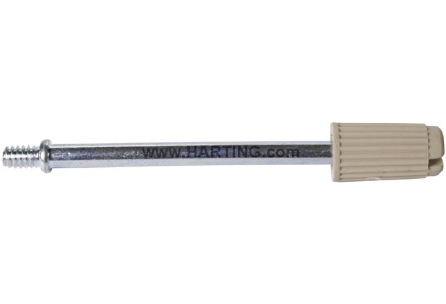 D Sub Male Screw lock 4-40 UNC beige cap