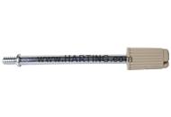 D Sub Male Screw lock 4-40 UNC beige cap