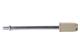 D Sub Male Screw lock 4-40 UNC beige cap