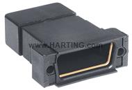 D SUB IP67 25POLE BLACK PLASTIC HOOD