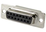 D-Sub crimp 25-pole female assembly