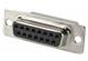 D-Sub crimp 25-pole female assembly