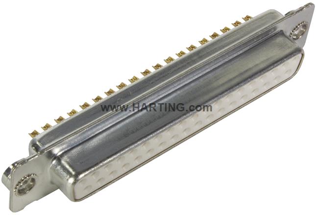 D-Sub 37-pole MinD solder cup female nut