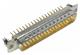D-Sub 37-pole MinD STR male BL nut M3 PL