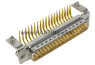 DSUB MinD 37P ANG MA BL nut M3 PL2