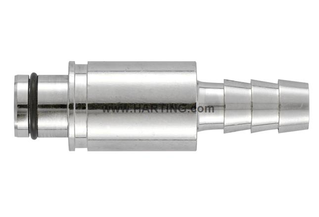 Pneum. contact metal ID 8mm, male