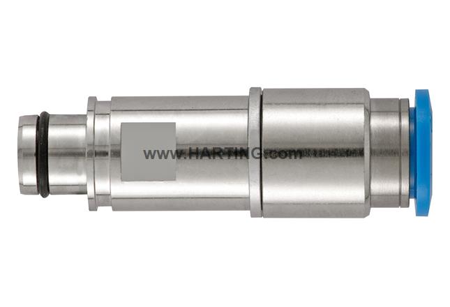 Pneum. contact metal OD 10mm, male