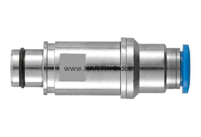 Pneum. contact metal OD 8mm, male