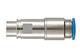 Pneum.contact metal OD 10mm,female+valve