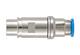 Pneum.contact metal OD 8mm,female+valve