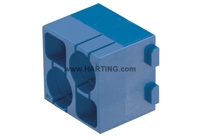 Han pneumatic module for 2 contact, fe