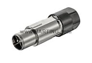 Han M12 Crimp X-coded male