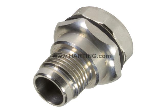 HARTING M12 housing male front mounting