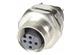 PCB receptacle female front A-cod 5-pole