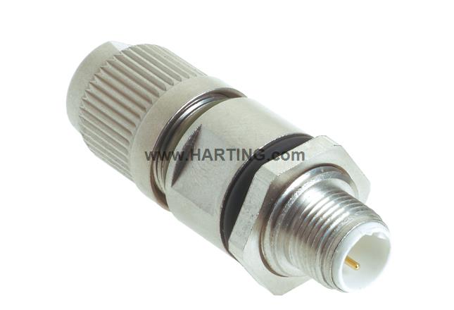 PFT M12 shielded Harax B-cod.Male