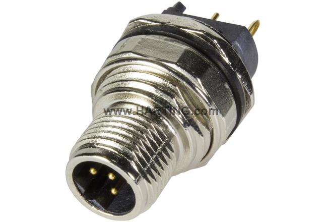 PCB receptacle male back B-cod 5-pole
