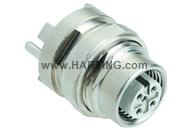 Circular Con.M12crimp female B-Code 5pol