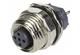 PCB receptacle female back B-cod 5-pole