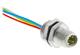 panel feed through M12D cod.male 4pins