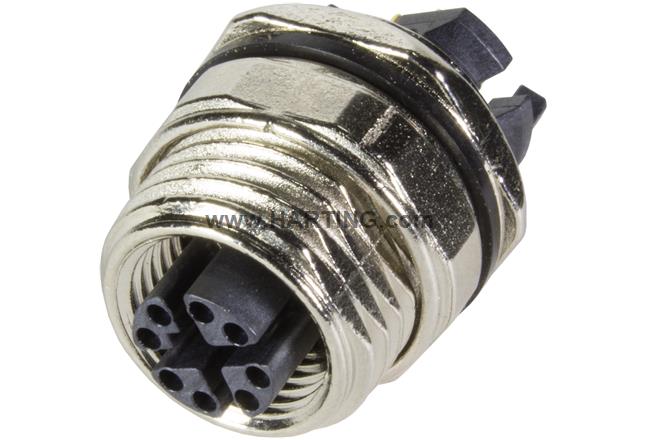 M12 Cat6A Bu gerade HWM