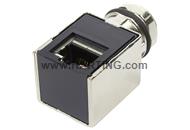 Adapter M12 RJ45 Cat 5a angled
