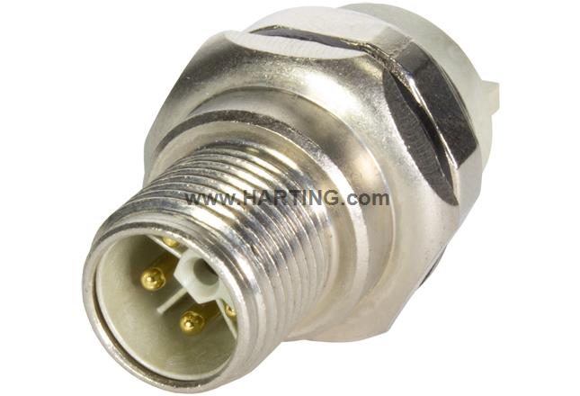 PCB receptacle hous and insert front 1pc