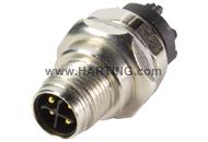M12 Power S - PCB male front  1pc