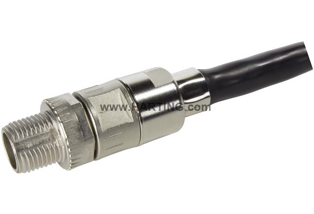 M12 SD X-cod 8 pol Ø8,1 male straight