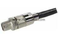 M12 SD D-kod 4 pol Ø6,6mm male straight