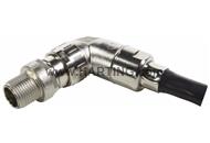 M12 SD D-cod 4 pol Ø6,6mm male angled