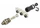 M12-L male 4-p D-cod. with conduit M17x1