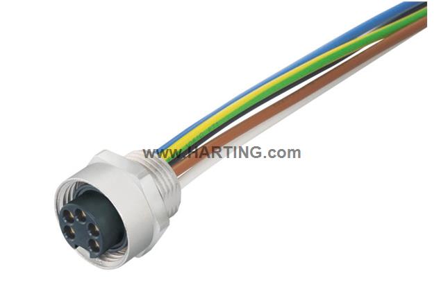 7/8 Cable Assembly 2p+PE st/- f/- 0,5m