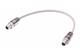 M12 X-cod st/st m/m PUR Grey 5.0m