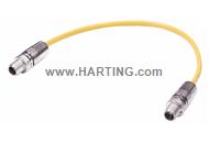 M12 X-coded Cable Assembly 9,5 m