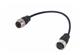 7/8 Cable Assembly 4p+PE st/st f/m 0,3m