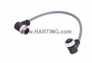 7/8 Cable Assembly 4-pole an/an f/m 2,0m