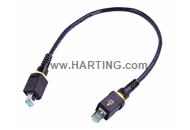 HA PPV4 2.0 RJ45 Cat6A PVC outd. 1,5m